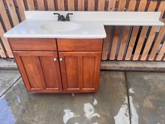 Bathroom Cabinet and Light