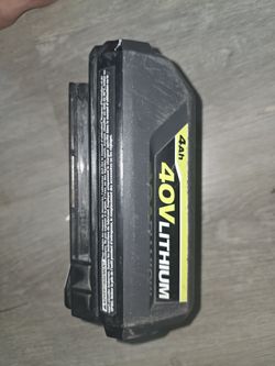 Ryobi 40v 4ah battery