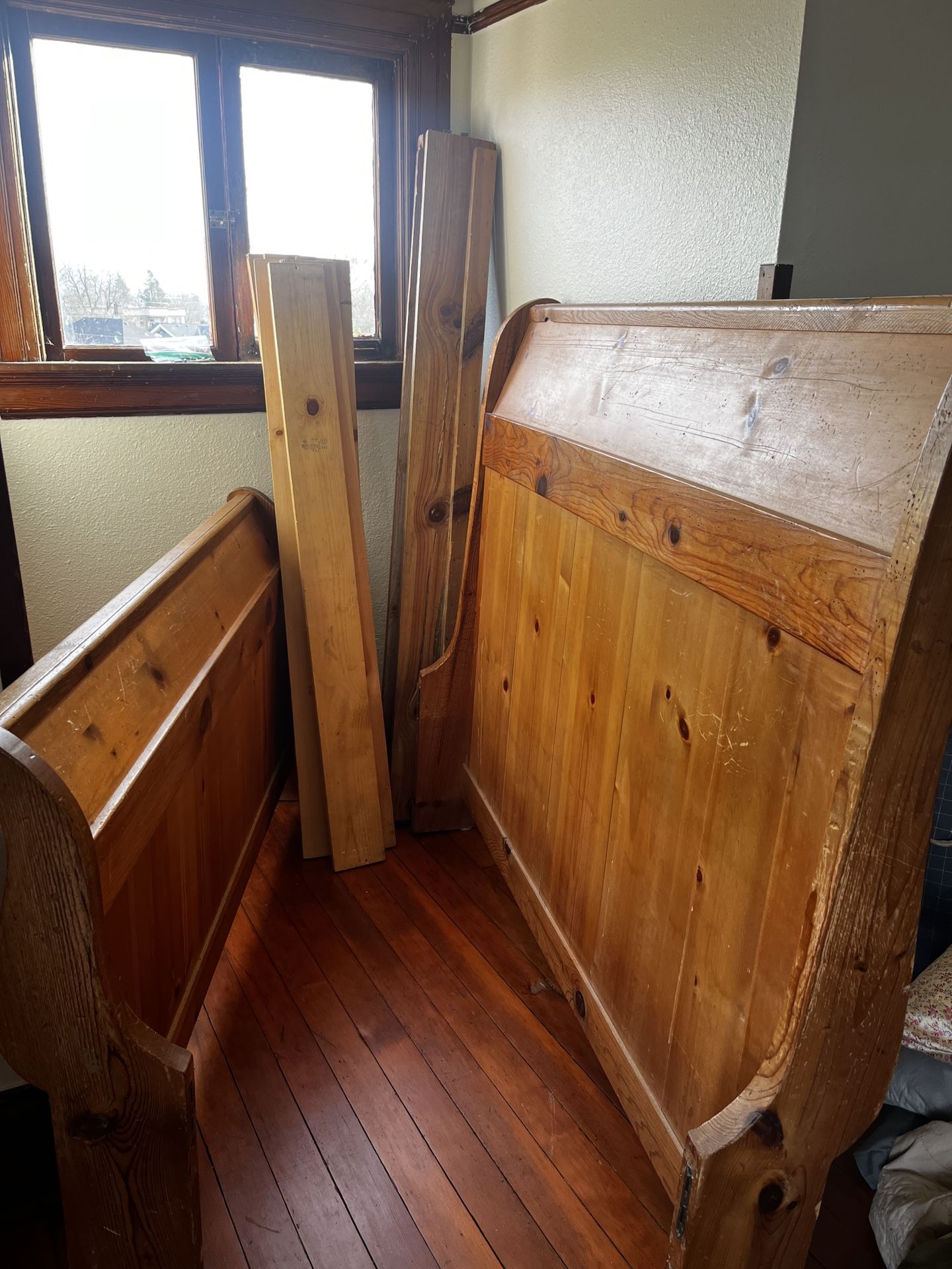 Vintage Antique Queen Bed Frame