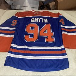 Ryan Smyth Edmonton Oilers Jersey Mens Xl Clean Sewn Nhl Vintage Blue Reebok