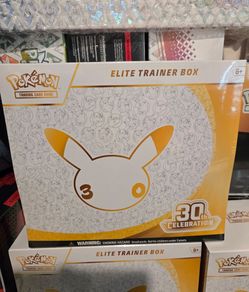 Pokemon 30th Celebrations Etb Clean No rips elite trainer box