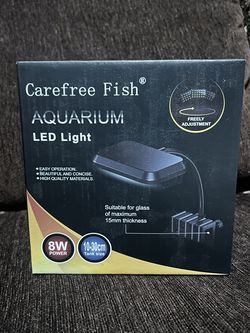 Carefree Fish Aquarium LED CLIP LIGHT 20-50cm TANK SIZE 13 W POWER
