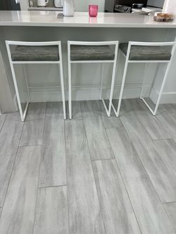 Three Bar Stools