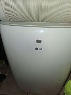 LG portable air conditioner  with a remote