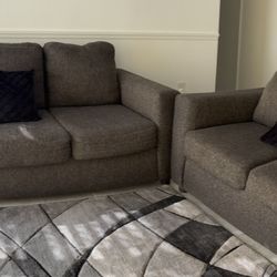 Brown Sofa & Loveseat set 2 peice