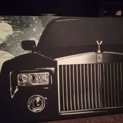 New, Rolls Royce Canvas Wall Art, 24 x16