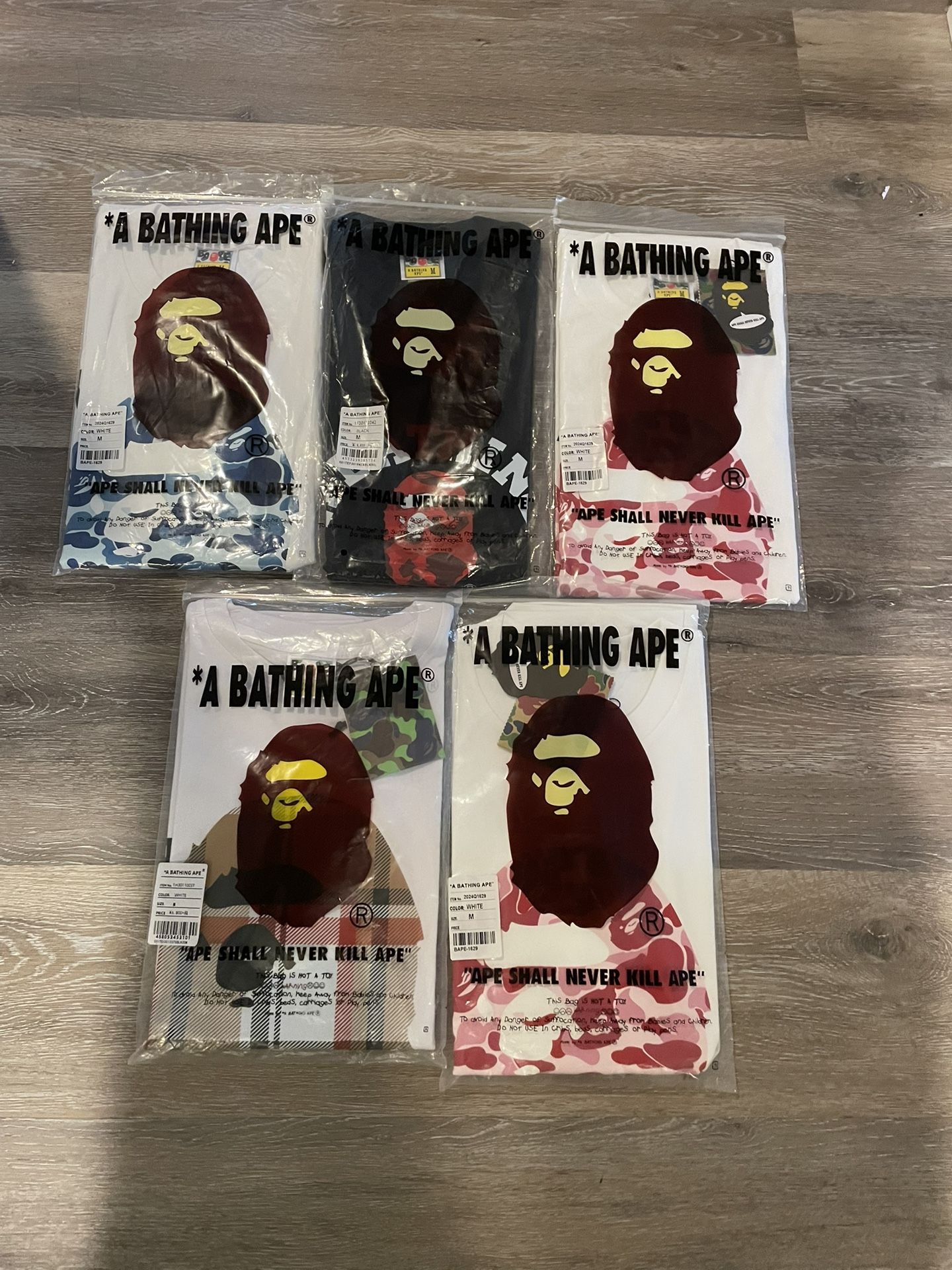 Bape Shirts Size M