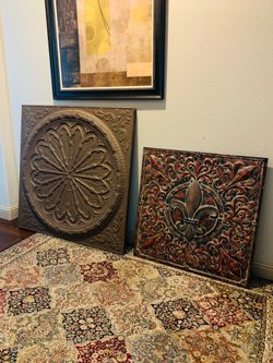 Beautiful aluminum wall art $40 each