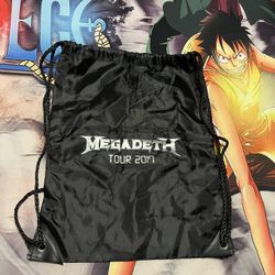 Megadeth Tour 2017 Drawstring Bag Hit Promotional Products