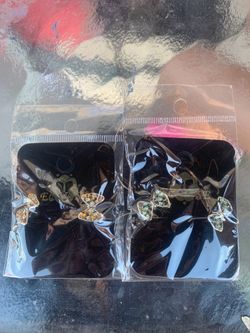 Bow earrings different colors