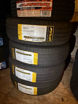 225/70R15 A plus 4 new tires installed and. Balanced