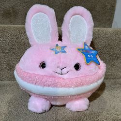 FAO Schwarz 10" Glow Brights Bunny Macaron Plush