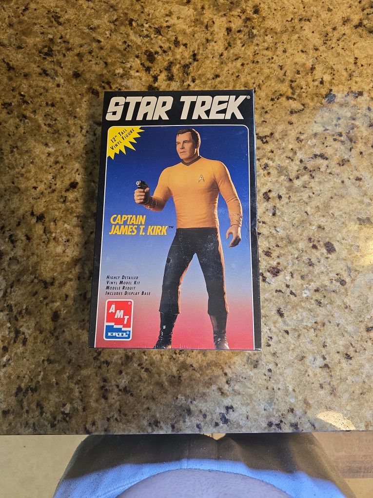 Star Trek Kirk Model Kit New Never Opened 
