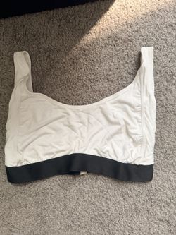 Lunya Siro Well-Rounded Bralette White/Black Size M New in Package