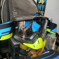 FMF Off-road Dirt Bike Goggles With Clear Lens Special Deal $35