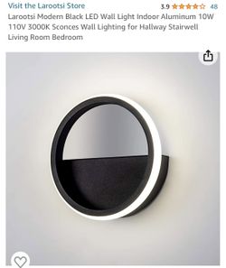 Modern Black LED Wall Light