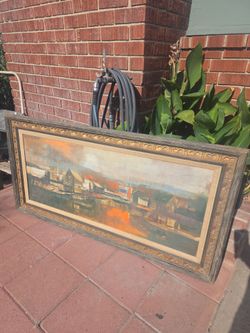 Antique Canvas Painting