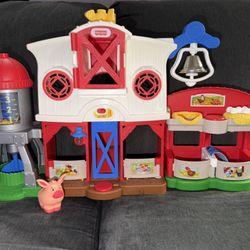 Little People Barn And Pig 