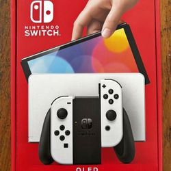 Nintendo Switch OLED Console White 64Gb + Pro Controller, Case & 128Gb SD Card