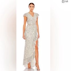 Mac Duggal Gown - Partially Lined Fully Lined Skirt