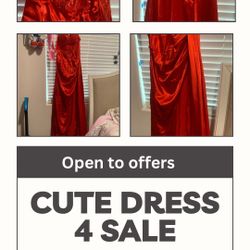 Size 16 Red Prom Dress