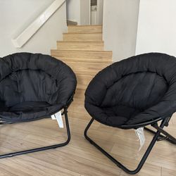 Oversized Saucer Chairs