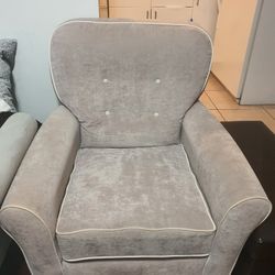 Swivel Armchair - Light Grey
