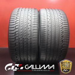Set of 2 Tires LikeNEW Continental PremiumContact 6 SSR RunFlat 315/35R22 #95863