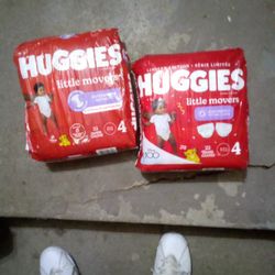 Huggies Size 4  2 Packs