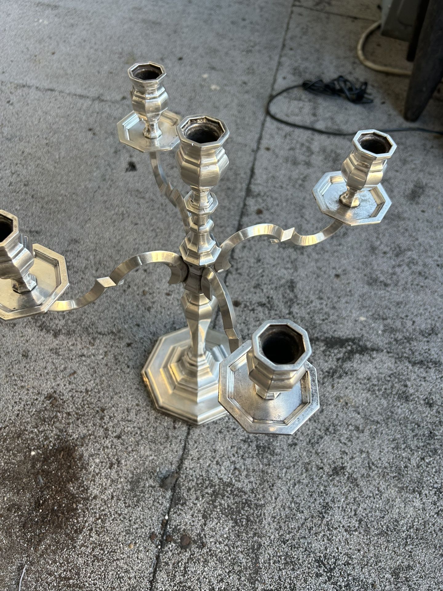 Silver Plated Candelabra