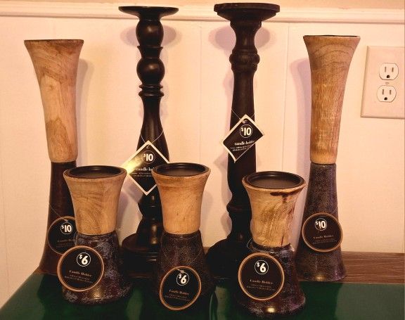 Various Candle Holders