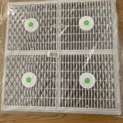 AquaStar 18" x 18" White VGB Frame & Grate - WAV18101