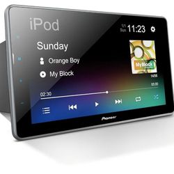 Pioneer DMH-T450EX Digital Multimedia Receiver with Weblink, 9” Capacitive Touchscreen, Double-DIN, Built-In Bluetooth

