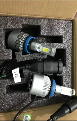 2pcs Car/Auto LED 8000LM 6500K*6 Months Warranty*Headlight Bulbs Low, High, Fog, Daytime, Luces Led, 9005, 9006, 9012, H1, H3, H7, H11, H4, 9007, H13