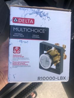 Delta universal shower faucet