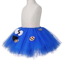 Cookie Monster Girls tutu skirt