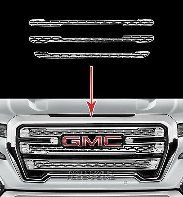 2020-2022 GMC Sierra 2(contact info removed) black Grill Insert Mesh Overlay 