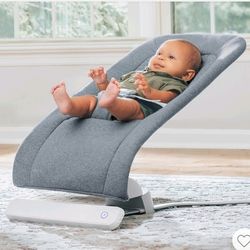 Chicco E-Motion Auto-Glider & Baby Bouncer Gray