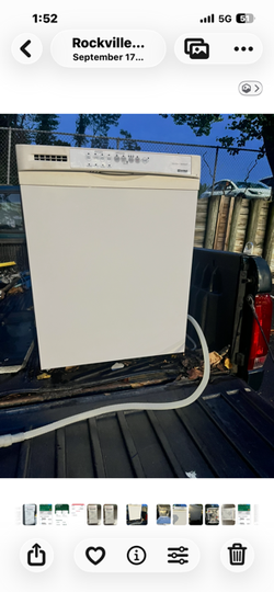 Kenmore Dishwasher white
