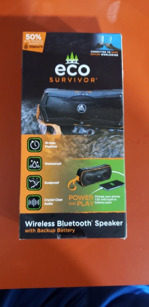 Eco Survivor. Portable Charger, Speaker.