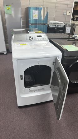 Samsung 7.4 cu. ft. Vented Front Load Smart Electric Dryer in White with Sensor Dry