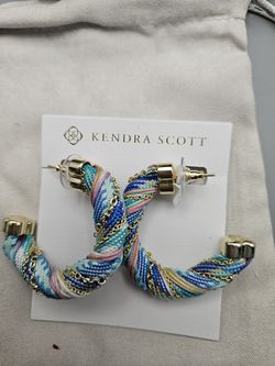 Kendra Scott blue earrings