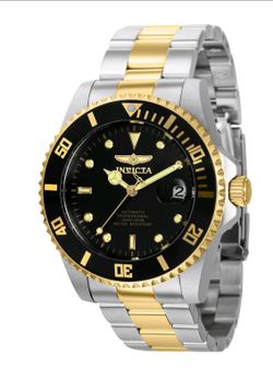 Invicta Men's Pro Diver Automatic 44mm Two Tone, Black dial $69.99