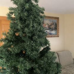 Artificial Christmas Tree 6 1/2 Ft Tall - Packed In 2 Bags