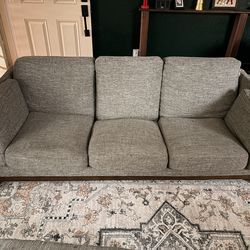 Midcentury Modern Couch And Ottoman