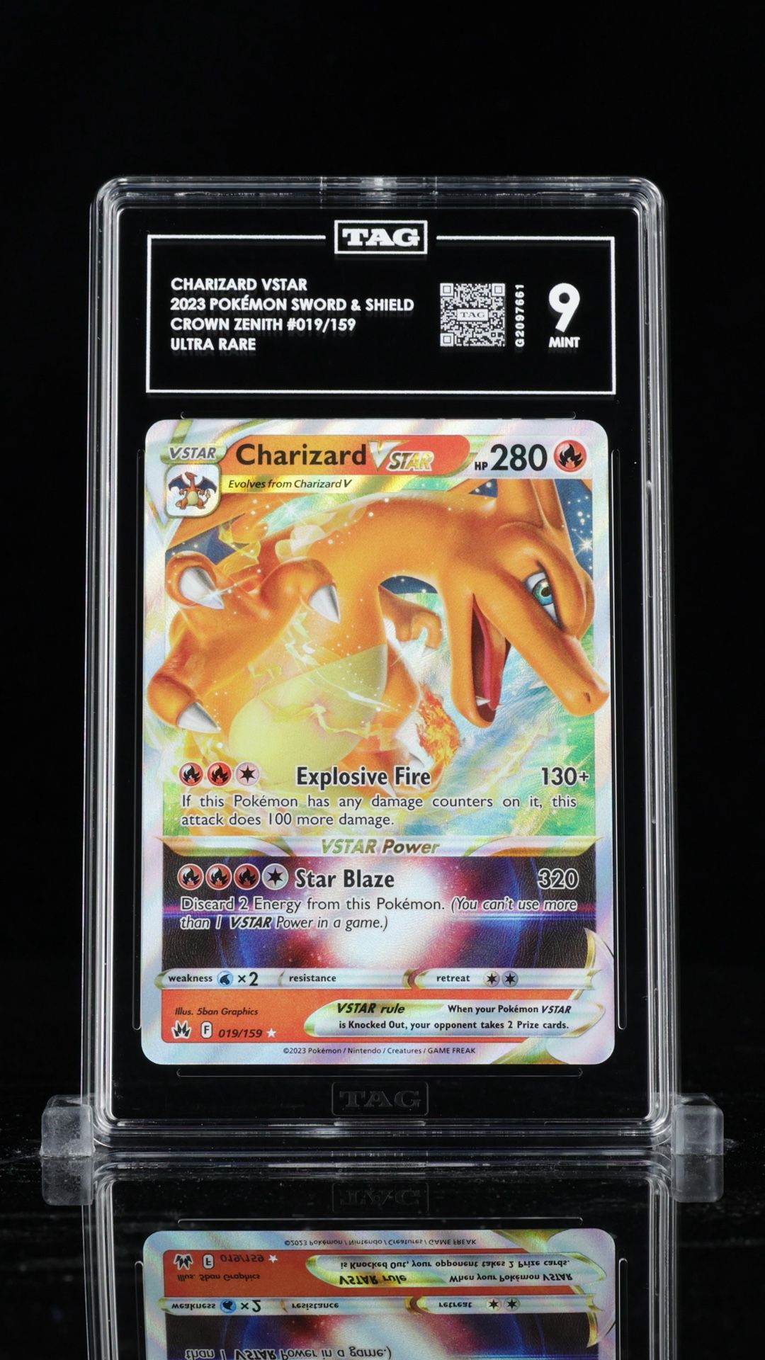 Charizard Vstar #019/159- TAG 9