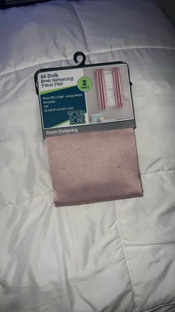 Pink Mauvish Panel Curtains