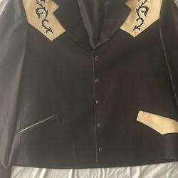 Western style Sergio Vadducci Blazer Jacket , Black , Small