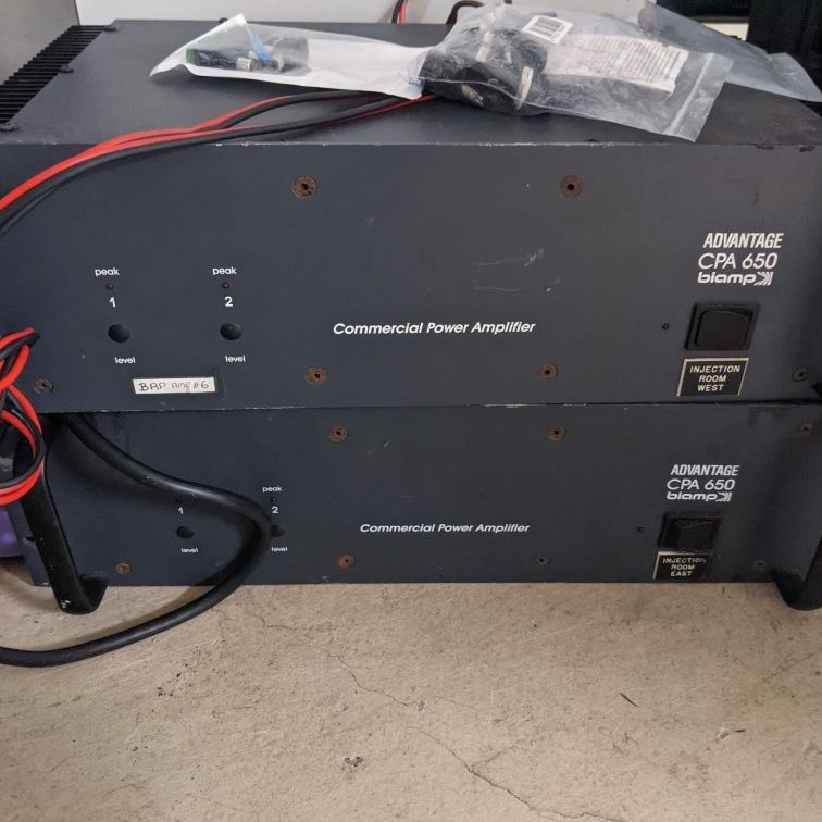 Commercial Amp Dj Amplifiers (3 Total)