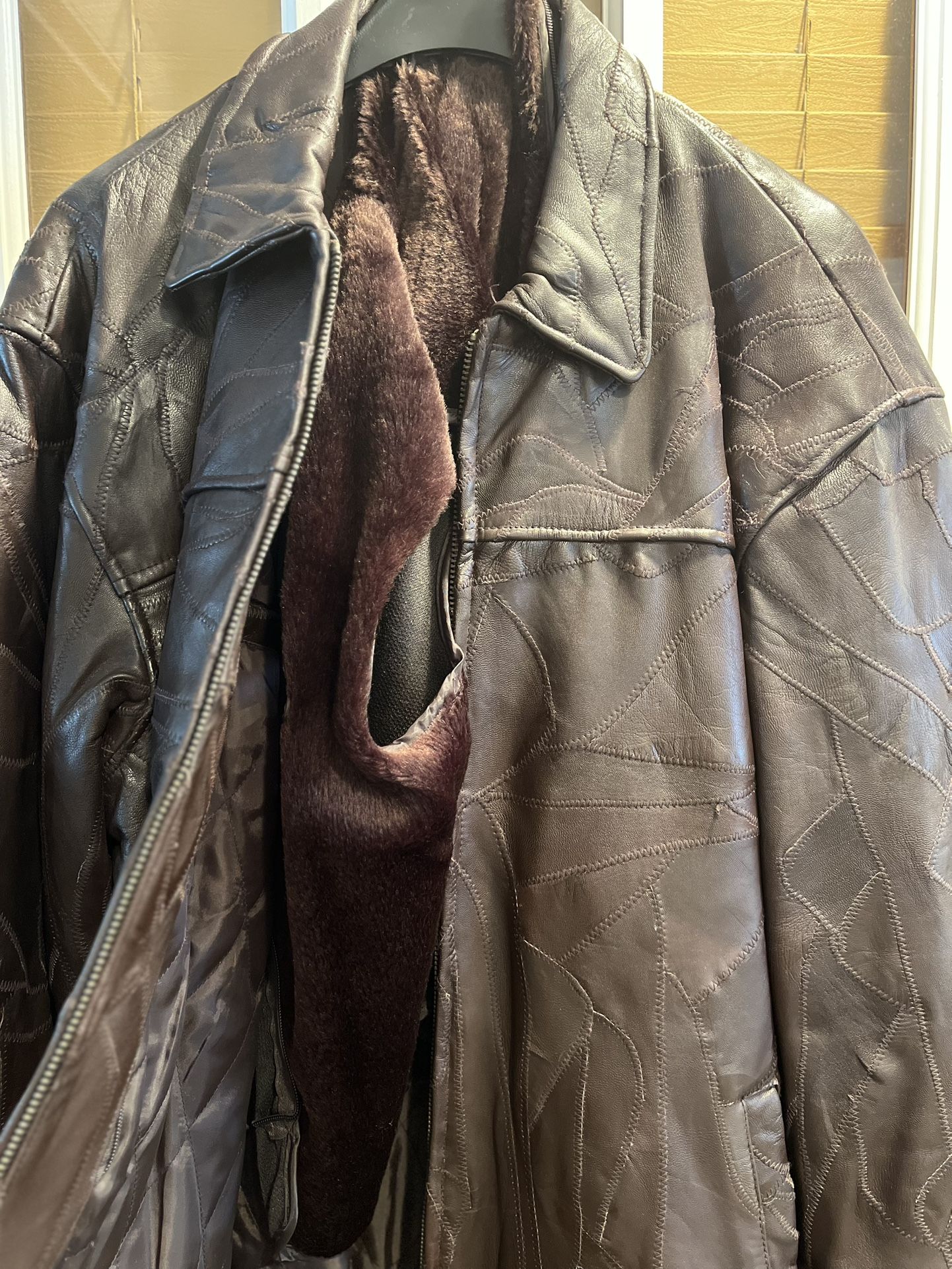 Men’s Leather Coat